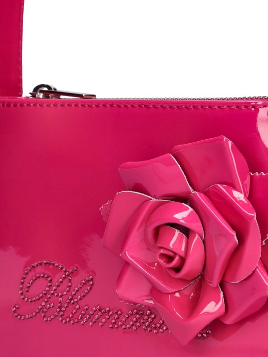 Blumarine: Borsa in vernice - Very Berry - women_4 | Luisa Via Roma