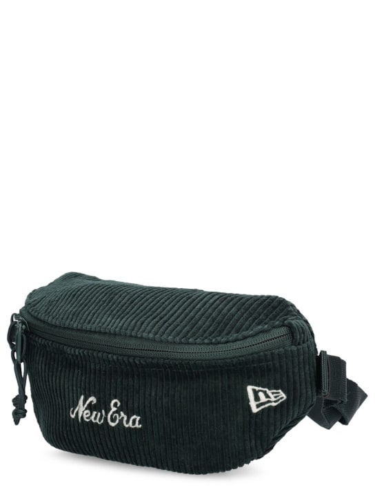 New Era: New Era mini corduroy belt bag - Green - men_1 | Luisa Via Roma