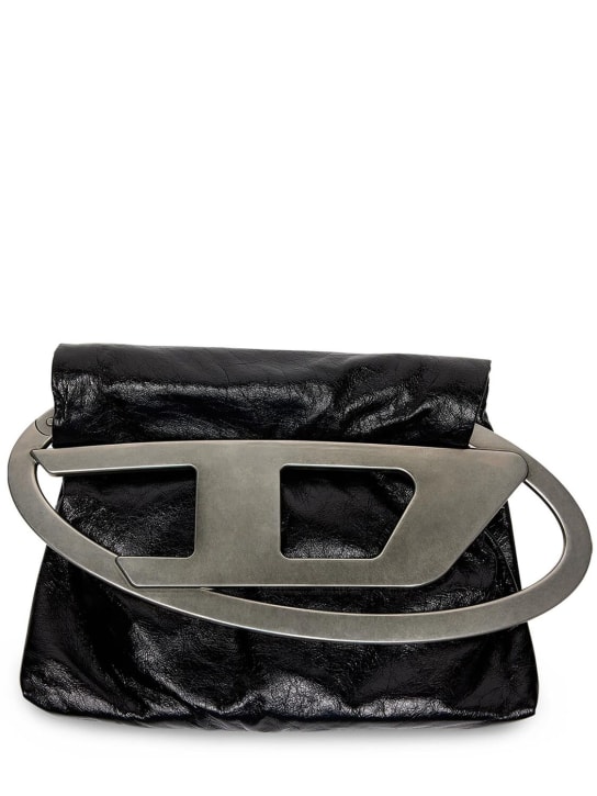 Diesel: Bid D wrinkled leather pouch - women_0 | Luisa Via Roma