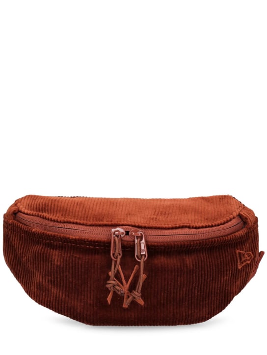New Era: NY Yankess mini corduroy belt bag - Brown - men_0 | Luisa Via Roma