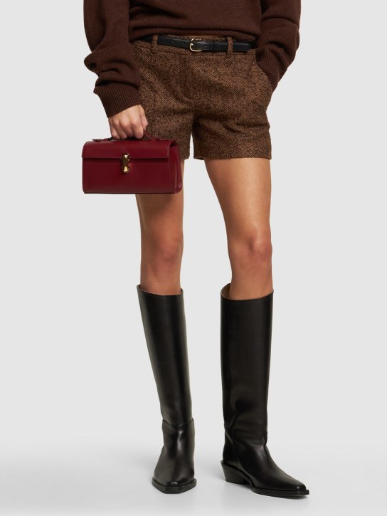 Savette: The Symmetry leather top handle bag - women_1 | Luisa Via Roma
