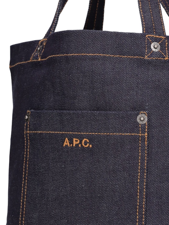 A.P.C.: Mini Thai denim tote bag - women_3 | Luisa Via Roma