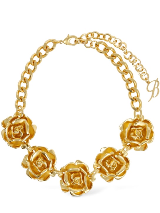 Blumarine: Halsband „Rose“ - Gold - women_0 | Luisa Via Roma