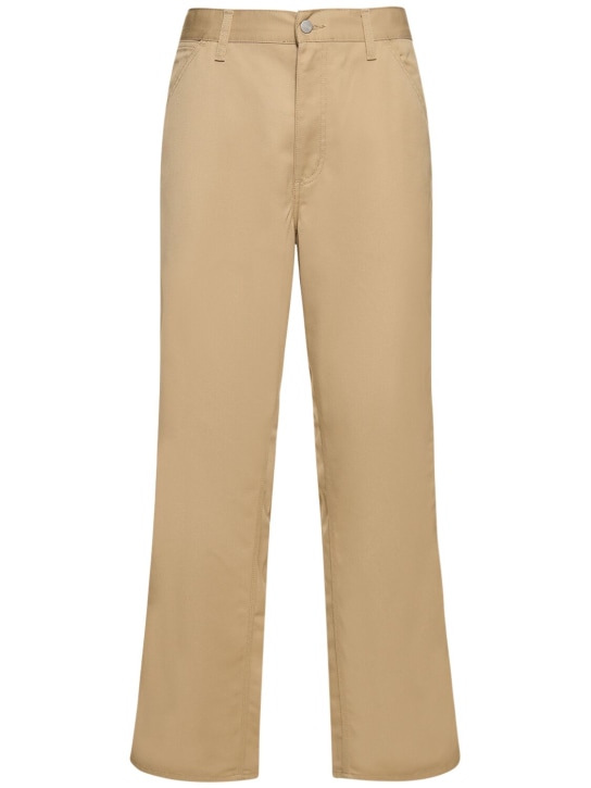 Carhartt WIP: Pantalones de algodón - Sable - men_0 | Luisa Via Roma
