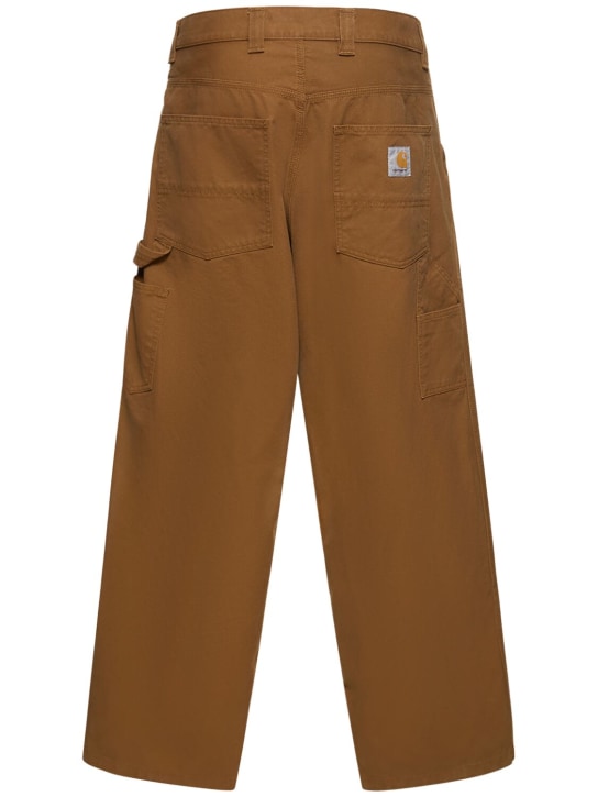 Carhartt WIP: Wide panel rinsed pants - Hamilton Brown - men_4 | Luisa Via Roma