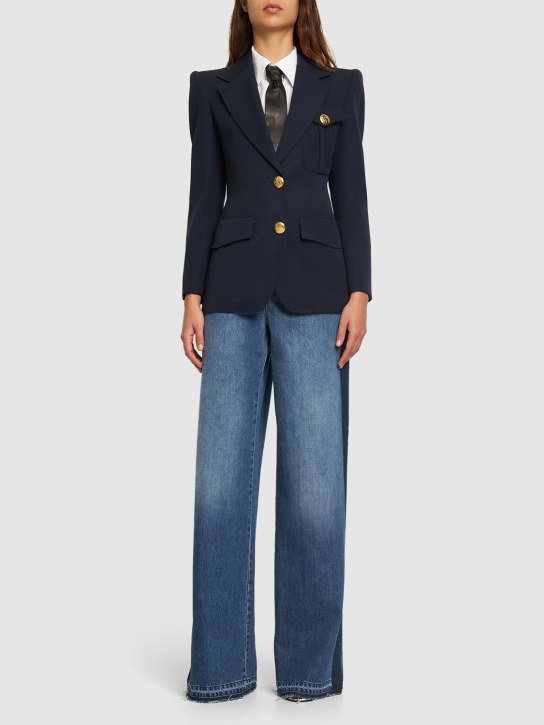 McQueen: Two-button military blazer - women_1 | Luisa Via Roma