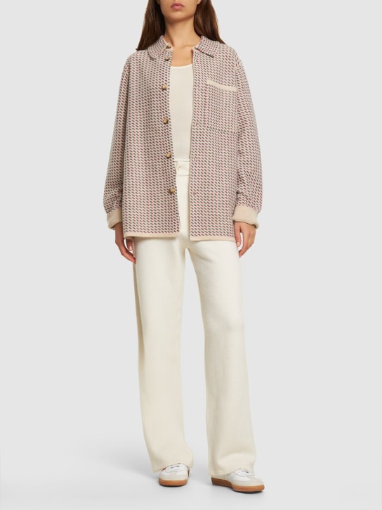 Guest In Residence: The Tweed Work cashmere shirt - Multicolor - women_1 | Luisa Via Roma
