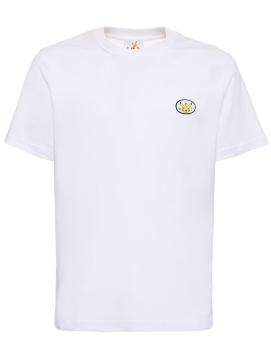 A.P.C.: T-shirt en coton biologique A.P.C. x Pokémon - Blanc - men_0 | Luisa Via Roma