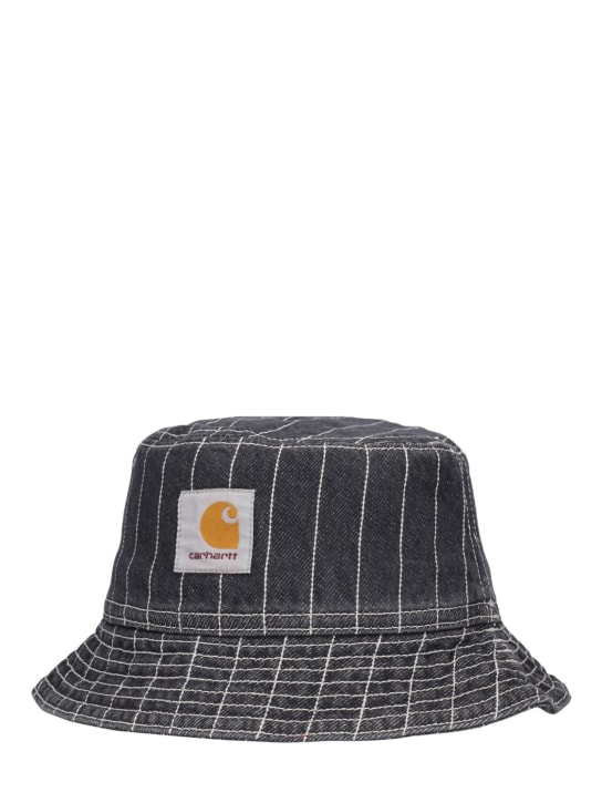 Carhartt WIP: Orlean bucket hat - Siyah/Beyaz - men_1 | Luisa Via Roma
