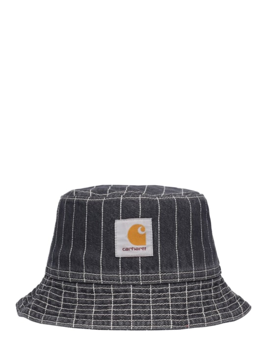 Carhartt WIP: Orlean bucket hat - Black/White - women_0 | Luisa Via Roma