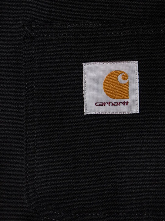 Carhartt WIP: Abrigo de algodón - Negro - men_3 | Luisa Via Roma
