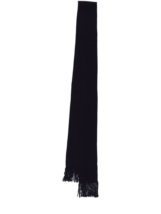 Annagreta: Giulia wool scarf - Mavi/Siyah - women_0 | Luisa Via Roma