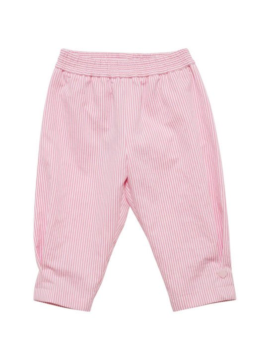 Monnalisa: 粘胶纤维混纺裤子 - 粉色 - kids-girls_0 | Luisa Via Roma
