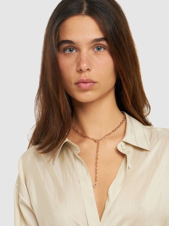 DoDo: 18kt Rose gold essential necklace - Gold - women_1 | Luisa Via Roma