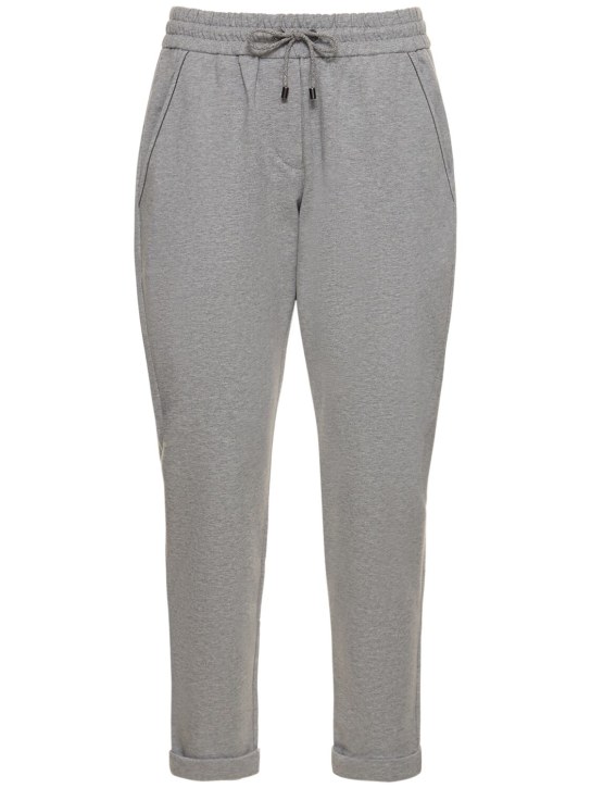 Women's Cotton Joggers Jersey Sweatpants with Pockets