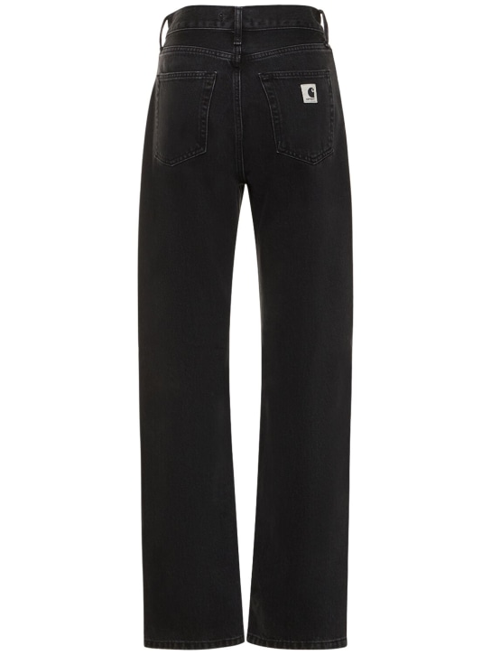 Carhartt WIP: Noxon high waist straight leg jeans - women_4 | Luisa Via Roma