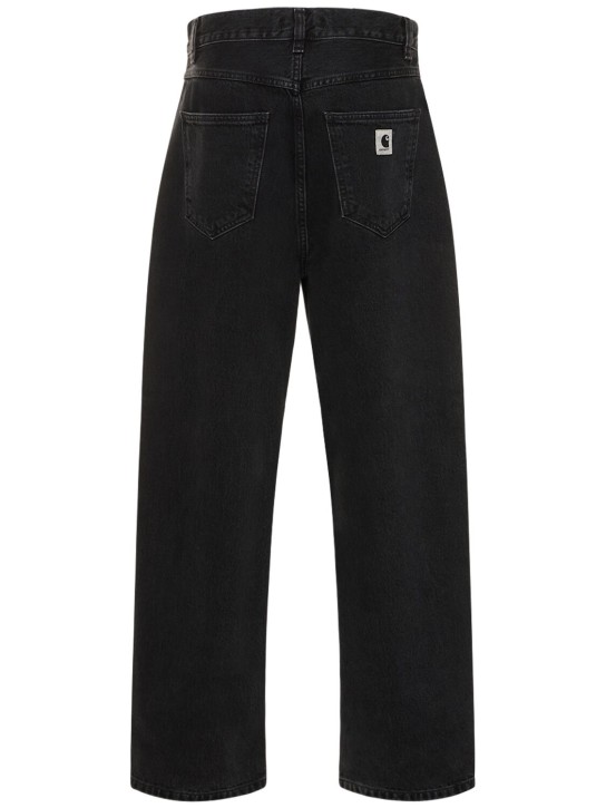 Carhartt WIP: Brandon cotton denim jeans - Black - women_4 | Luisa Via Roma