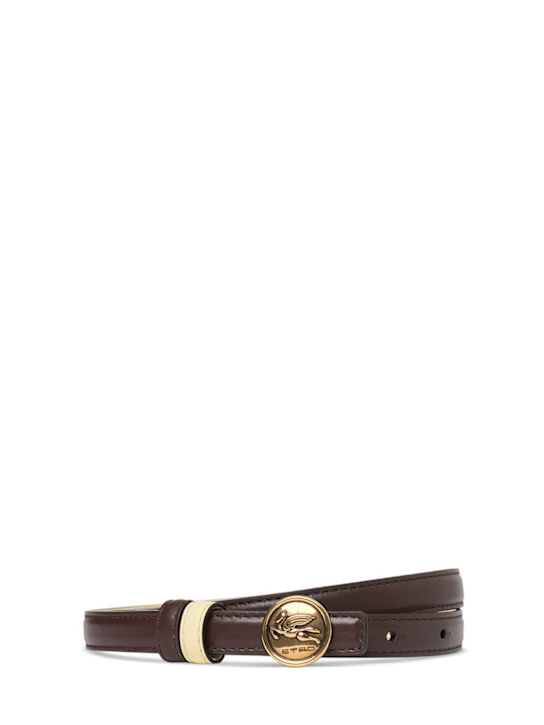 Etro: Triple Ardiglione reversible belt - women_0 | Luisa Via Roma