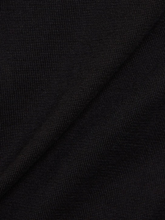 Tom Ford: 超精细棉质圆领毛衣 - 黑色 - men_1 | Luisa Via Roma