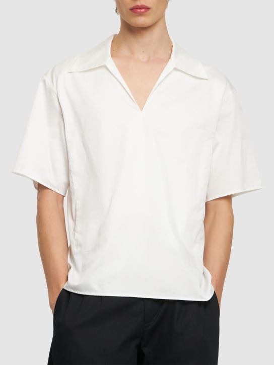 Commas: Spread collar s/s boxy fit shirt - men_2 | Luisa Via Roma