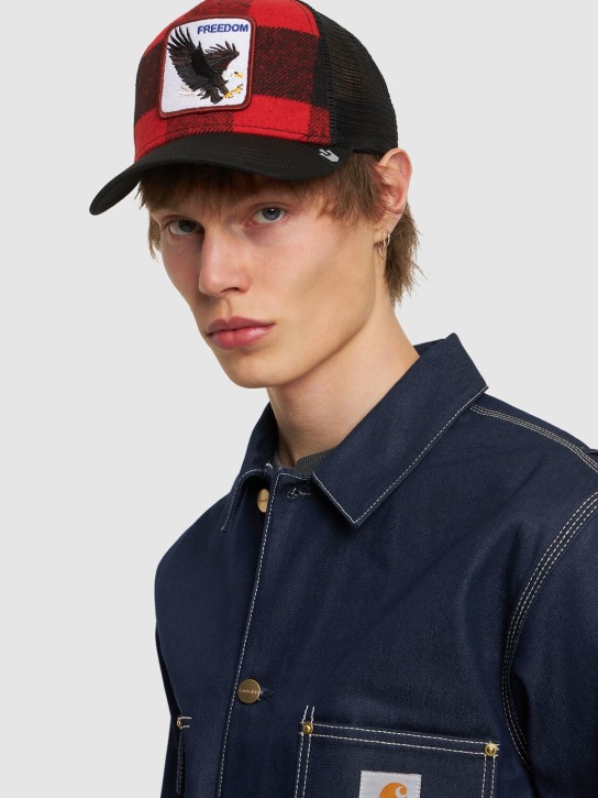 Goorin Bros: Ski Free trucker hat - Red/Black - men_1 | Luisa Via Roma