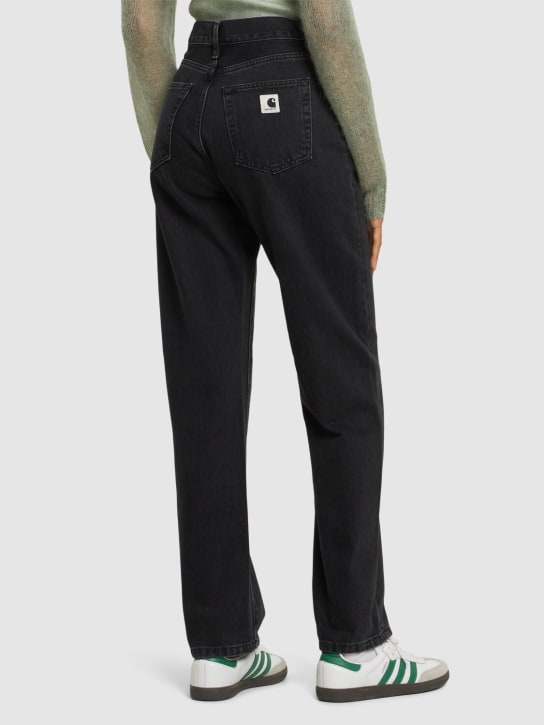 Carhartt WIP: Noxon high waist straight leg jeans - women_2 | Luisa Via Roma