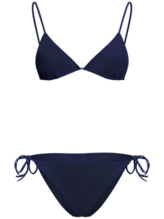 Lido: Venti self-tie triangle bikini - Lacivert - women_0 | Luisa Via Roma