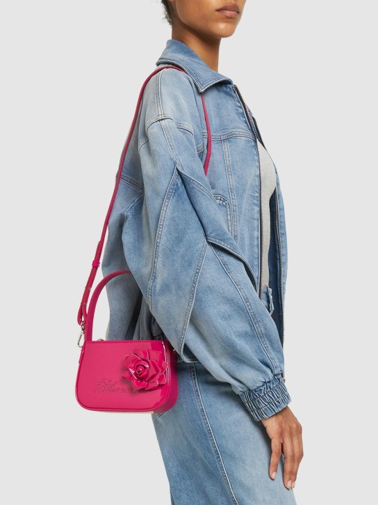 Blumarine: Borsa in vernice - Very Berry - women_2 | Luisa Via Roma