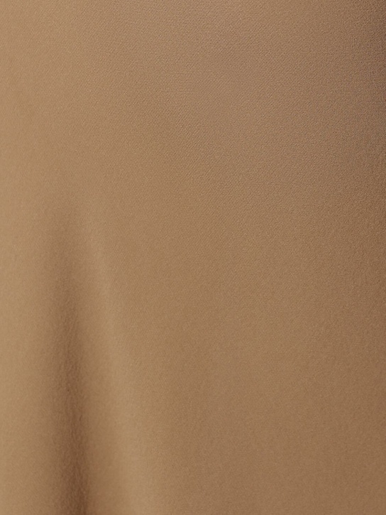 Khaite: Gonna lunga Mauva in chiffon di seta - women_3 | Luisa Via Roma