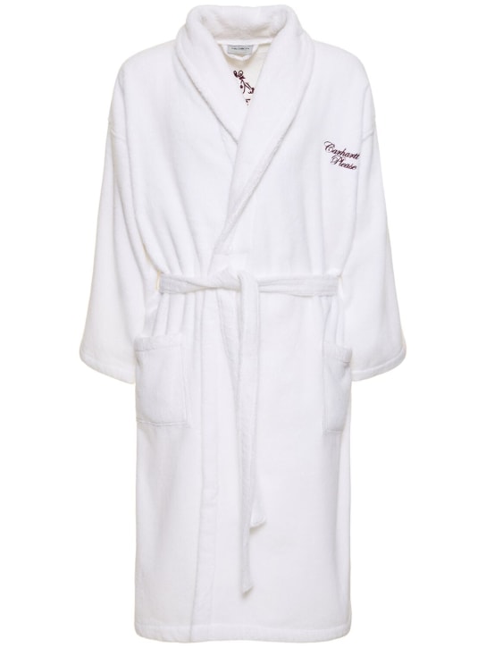 Carhartt WIP: Please bathrobe - White - men_0 | Luisa Via Roma
