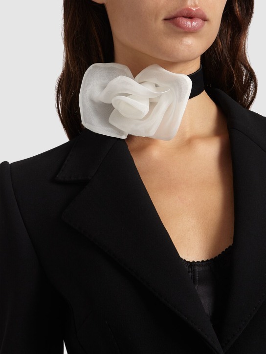 Dolce&Gabbana: 真丝绸缎choker - Multi - women_1 | Luisa Via Roma