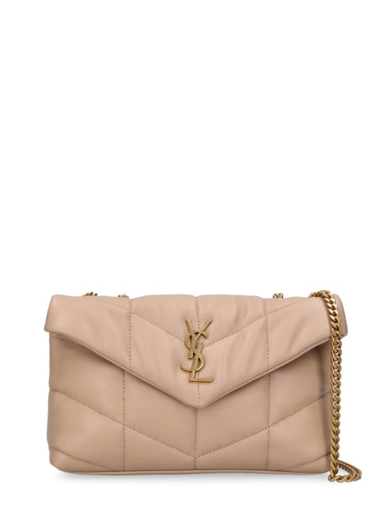 Saint laurent quilted on sale leather shoulder bag