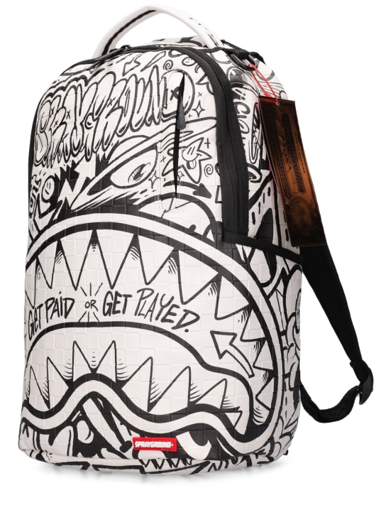 SPRAYGROUND: Printed canvas backpack - kids-boys_1 | Luisa Via Roma
