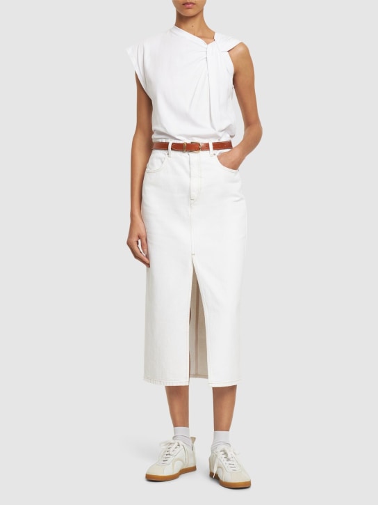 Isabel Marant: Nayda cotton t-shirt - White - women_1 | Luisa Via Roma