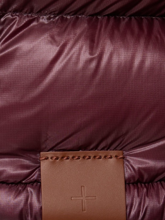 Jil Sander: 라이트웨이트 립스탑 다운 재킷 - 남보라색 - men_1 | Luisa Via Roma