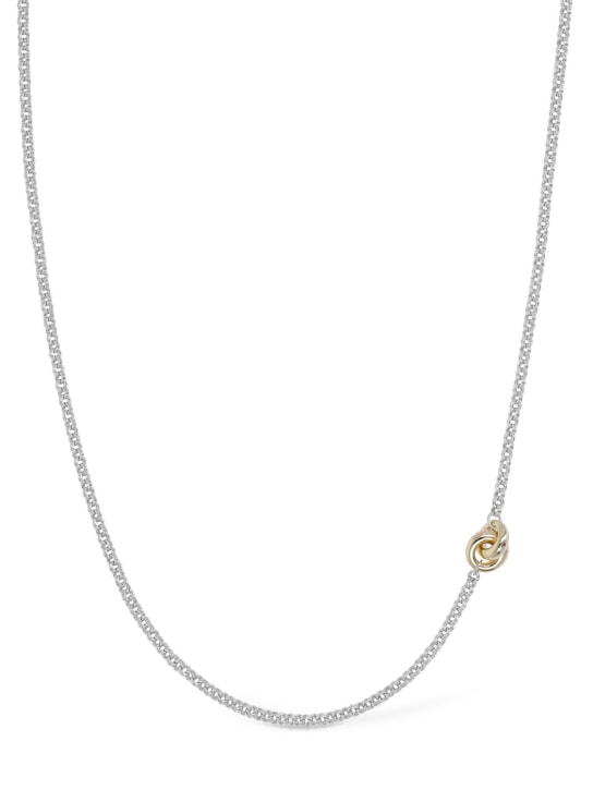 Otiumberg: Vermeil link up necklace - Gümüş/Altın - women_0 | Luisa Via Roma