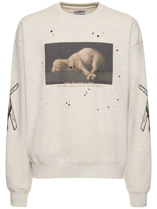 Someit: Vintage-Sweatshirt aus Baumwolle - Weiß - men_0 | Luisa Via Roma