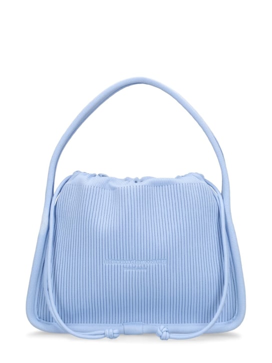 Alexander Wang: Kleine Handtasche aus Leder „Ryan“ - Chambray Blue - women_0 | Luisa Via Roma