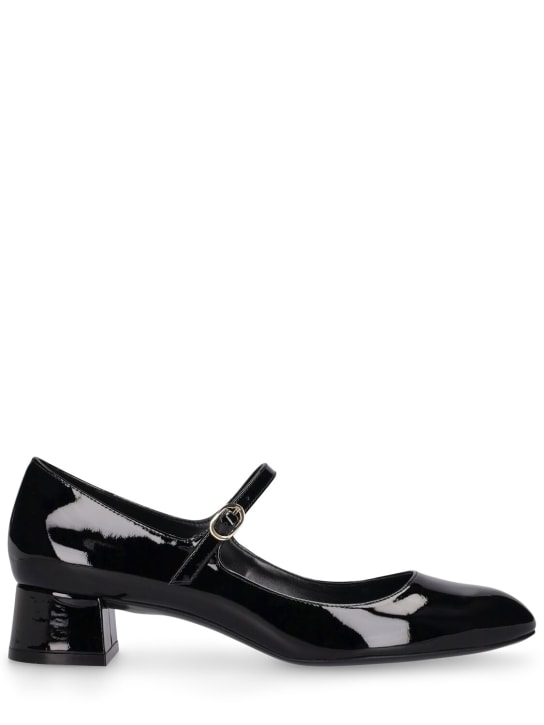 Stuart Weitzman: 35mm Vivienne patent Mary Jane heels - Black - women_0 | Luisa Via Roma