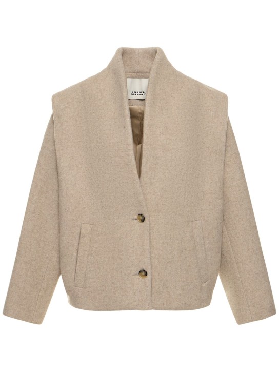 Drogo buttoned wool blend jacket - Isabel Marant - Women | Luisaviaroma