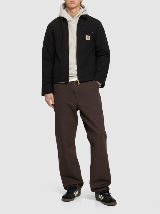 Carhartt WIP: Michigan cotton canvas jacket - men_1 | Luisa Via Roma