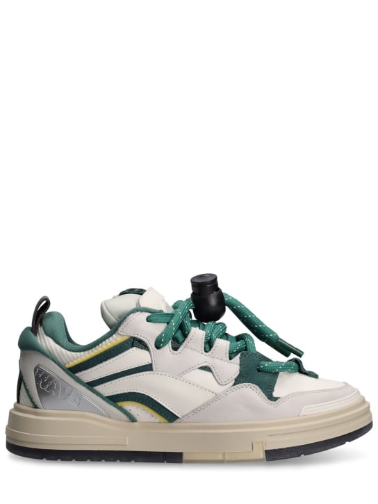 Li-Ning: Wave Swag sneakers - White/Green - men_0 | Luisa Via Roma
