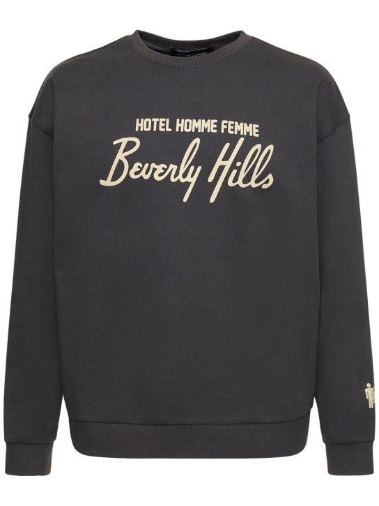 Homme+Femme: Hotel Homme Femme crewneck sweatshirt - men_1 | Luisa Via Roma