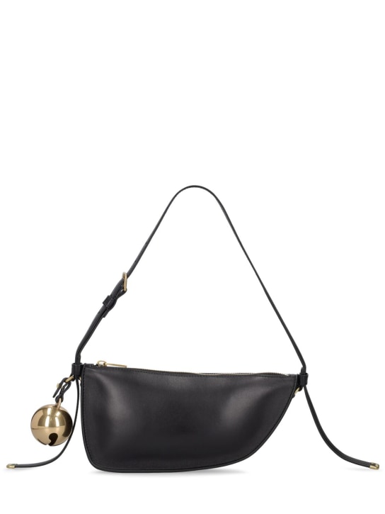 Burberry: Mini Shield leather top handle bag - Winter Runway - women_0 | Luisa Via Roma