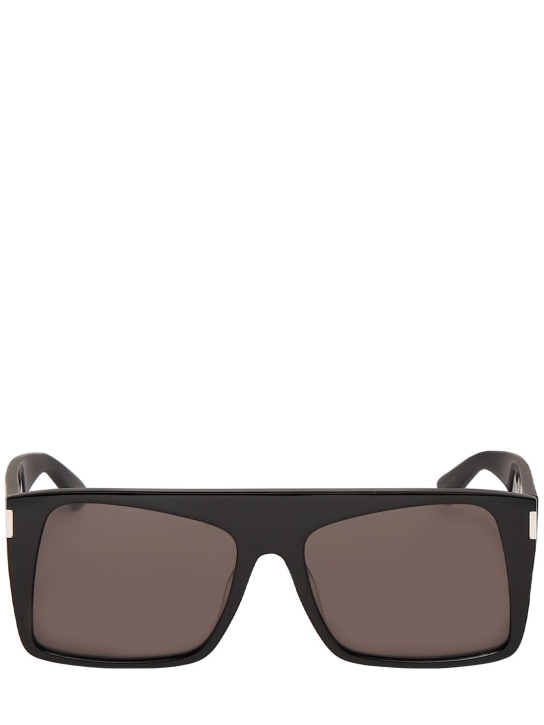 Saint Laurent: SL 651 acetate mask sunglasses - Black - women_0 | Luisa Via Roma