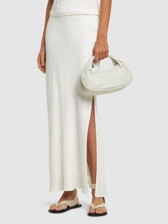St. Agni: LVR Exclusive Bon Bon leather bag - Cool White - women_1 | Luisa Via Roma