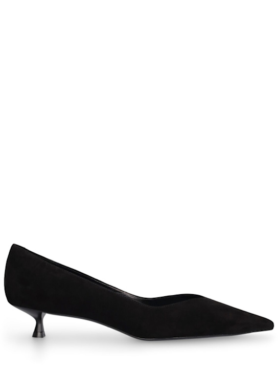 Stuart Weitzman: 35mm Eva suede pumps - women_0 | Luisa Via Roma