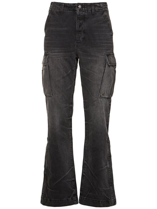 Amiri: M65 cotton cargo jeans - Gri - men_0 | Luisa Via Roma