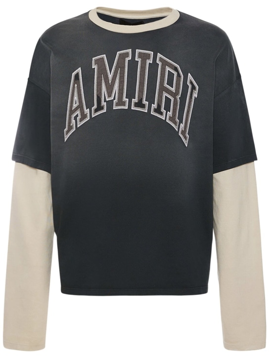Amiri: Vintage l/s t-shirt - men_0 | Luisa Via Roma