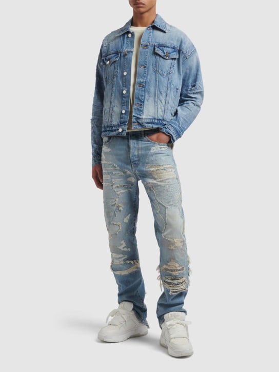 Shotgun oversize denim trucker jacket - Thumbnail 2